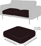 Fuloon Faux Leather Couch Cushion Slipcover, Waterproof Stretch Covers - Image 5
