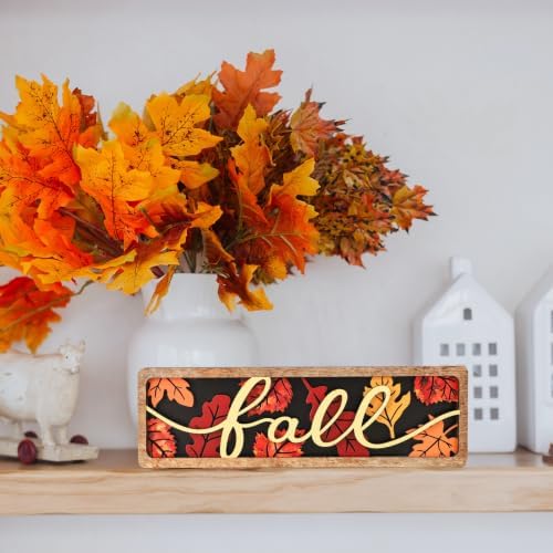 Vintage Fall Leaves Decorations for Office Home Table Mantel Shelf Desk - Image 6