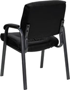 Flash Furniture Haeger Black LeatherSoft Executive Side Reception Chair - Image 5