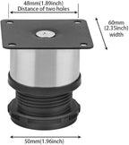 VOVOV Furniture Cabinet Metal Legs Adjustable Stainless Steel Kitchen Feet - Image 3