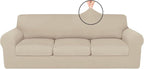 HunnmingRe Sofa Covers for 3 Cushion Couch Stretch Sofa and Loveseat Covers Set by HunnmingRe