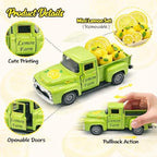 Lemon Truck Decor for Tiered Tray and Farmhouse Kitchen, Green, 5.7 Inch - Image 4
