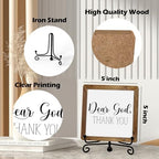 Home Decor, Farmhouse Shelf Decor For Living Room, Boho Aesthetic Table Decorations, Christian Gifts For Women Men, Entryway Tv Stand Fireplace Mantle Coffee Table Decoration (god-12) - Image 2