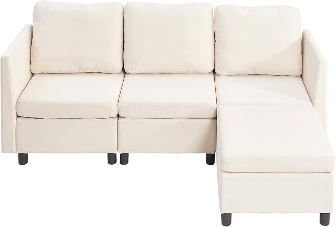 VEVOR Modular Sectional Sofa, 3-Seater Modular Sofa - Image 9