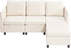 VEVOR Modular Sectional Sofa, 3-Seater Modular Sofa - Image 9
