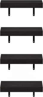 Furinno Tanna Floating Shelves for Wall Set of 4, 15-Inch Wall Shelf, Triple - Image 6