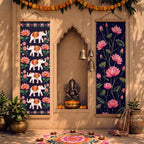 Gilprop 2 Pcs Indian Wall Art Hanging for Diwali Navratri Pooja Decoration - Image 6