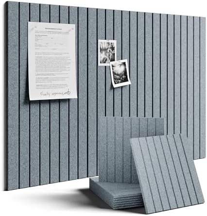 Fluxynara Felt Bulletin Board & Cork Board Alternative 36'' x 24'' - 6 Pack by FLUXYNARA