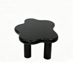 40" Cloud Coffee Table with 4 Round Table Legs, Modern Irregular Center Table - Image 9