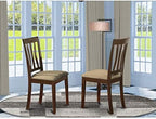 East West Furniture ANC-CAP-W Antique Dining Room Chairs - Image 3