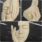 3 Pcs Thinker Statue,Modern Home Sculptures,Collectible Figurines - Image 6