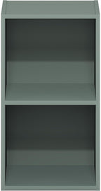 Furinno PASIR Book Shelf, 2-Tier Modern Bookshelf, Open Shelves Bookcase 9 x 12 - Image 6