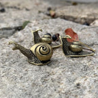 3Pcs Brass Snail Statue Set,Vintage Mini Copper Figurines for Desk Garden - Image 6