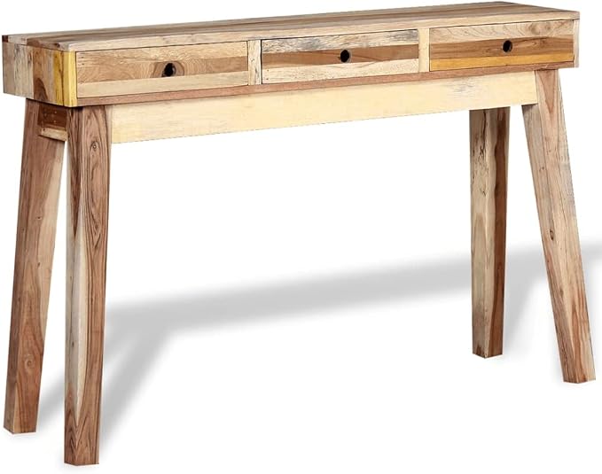 SKM Console Table Solid Reclaimed Wood - Image 3