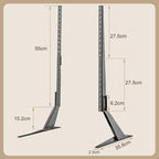 Universal TV Stand, Metal TV Legs - Image 8
