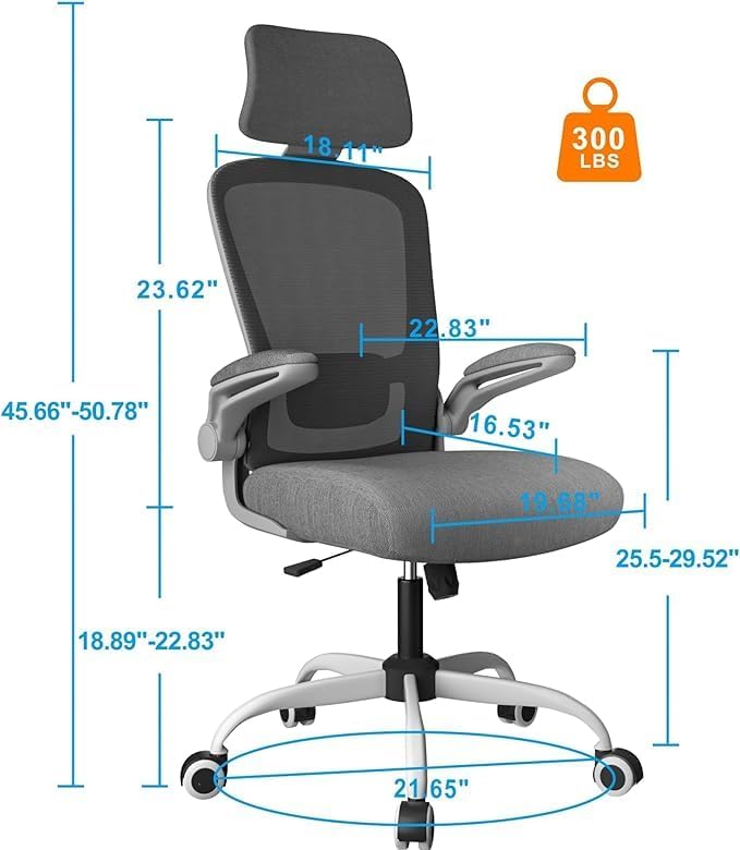 Mimoglad Office Chair, High Back Ergonomic Desk Chair - Image 2