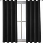 ChrisDowa Blackout Curtains for Bedroom and Living Room 63 Inches Long | 2 - Image 7