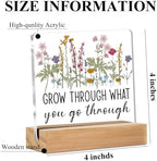 Inspirational Gifts for Women Acrylic Sign Motivational Acrylic Plaque - Image 2