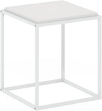 Furinno Moretti Side Table, 1-Tier Stackable Metal Frame End Table, Night Stand - Image 5