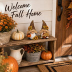 Hodao Thanksgiving Decor Harvest Elf Figurines with Pumpkin Sunflower - Image 6