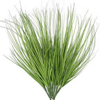 CATTREE Artificial Wheat Grass Shrubs, Fake Plants Faux Greenery Plastic Bushes Tall Stems for Outdoor Indoor Wedding Christmas Decor Office Yard Table Arrangements Planter Filler Decoration 8 Pack by CATTREE