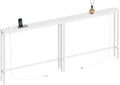 ELYKEN 2 Pack 5.9" Narrow Console Sofa Table by ELYKEN