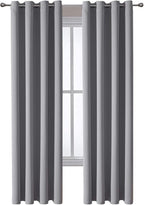 ChrisDowa Blackout Curtains for Bedroom and Living Room 84 Inches Long | 2 - Image 7
