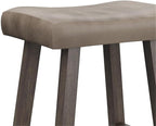 Hillsdale Furniture Saddle Counter Stool, Rustic Gray - Image 6