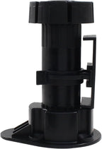 Jiozermi 4 Pack Black Plastic Cabinet Legs, Adjustable Furniture Feet - Image 4
