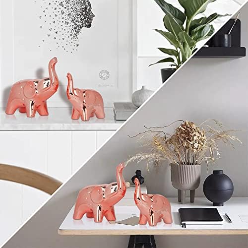 A Pair Elephant Statue Home Decor,Modern Figurines,Sculpture for Office - Image 5