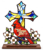 Christian Cardinal Memorial Gifts, Cardinal Decor Acrylic Plaque for Women by KATINAT