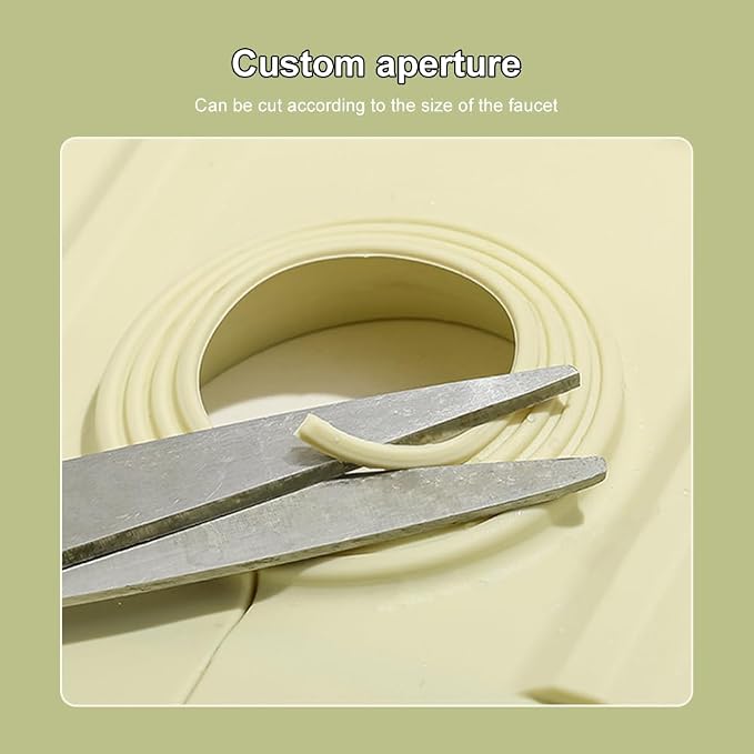 Faucet Mat for Kitchen Sink, 2024 Upgrade Faucet Guard Draining Mat Silicone - Image 5