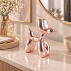 Pink Balloon Dog Decor - Animal, Shelf & Modern Desk Statue - Office Gold Decorations - Image 6