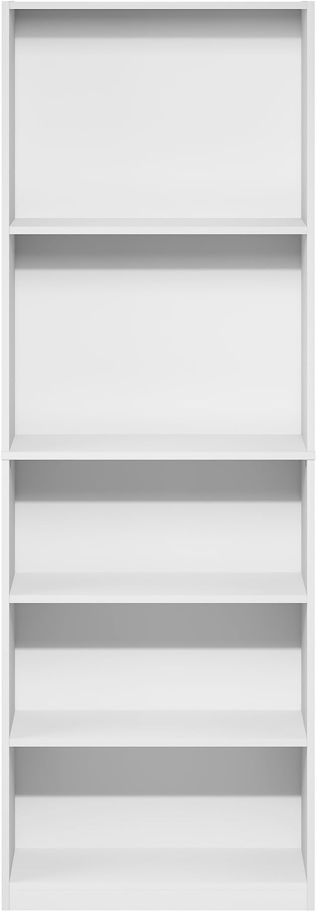 Furinno Jaya Book Shelf, 5-Tier Tall Book Shelf, Bookcase - Image 7