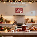 Hot Chocolate Bar Sign for Christmas Kitchen Wall Art Decor - Image 3