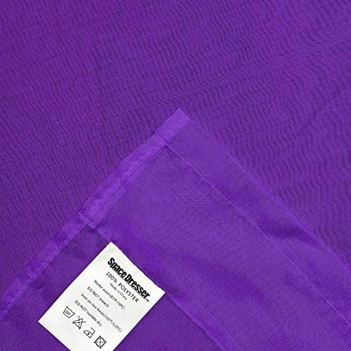 SpaceDresser Sheer Voile Window Treatment Rod Pocket Curtain Panels - Image 6