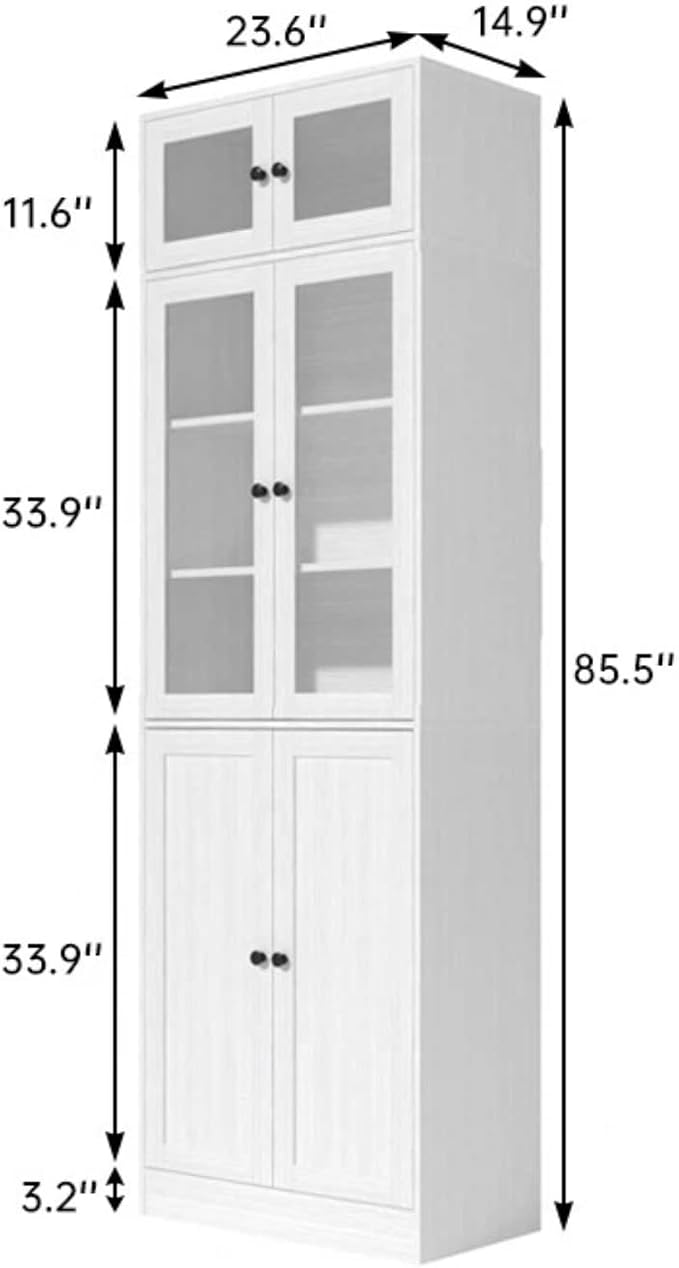 TUSY 85.5" Modern Tall Bookcase - Image 2