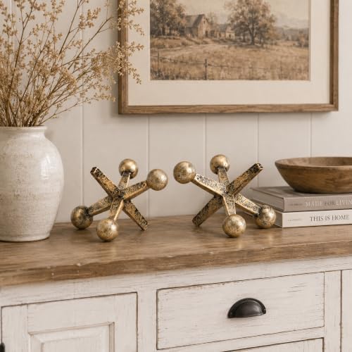 4 Inch Vintage Jacks Decor Set of 2 - Image 5