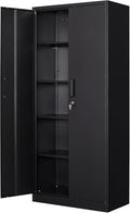 72" Tall Metal Storage Locking Cabinet by Anxxsu