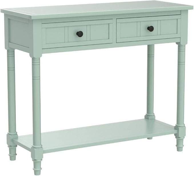 Merax Wood Sofa Table Console Table, Entryway Table Traditional Design - Image 4