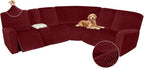 Arfntevss Sectional Recliner Couch Covers Velvet Washable Corner Sectional Sofa by Arfntevss