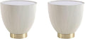 Manhattan Comfort Anderson Modern 18" Round End Table 2.0 | Ceramic Marble by ManhattanComfort