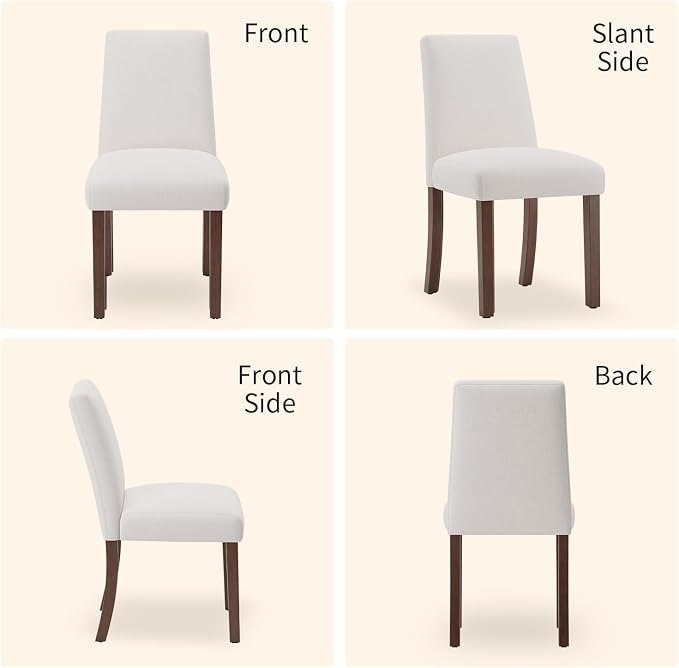 Dining Chairs Set of 4, Modern Dining Room Chairs - Image 8