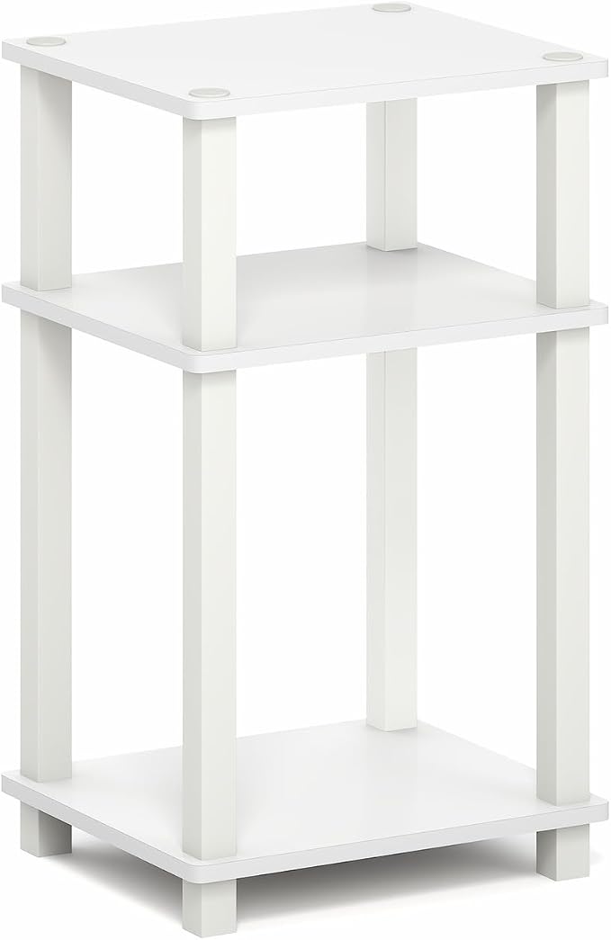 Furinno JUST Side Table, 3-Tier Open Shelf End Table, Toolless Assembly Night - Image 5