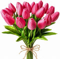 Mandy's 20pcs Artificial Pink Tulips by Mandys