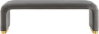 Modway EEI-6734-BRA-STG Koda Performance Velvet Waterfall Long Bench, Brass - Image 5