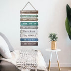 Inspirational Wall Art Decor for Office, Wooden Rustic Hanging Motivational Wall Art Decoration Sign, Inspiring Positive Quotes Wall Art for Home Living Room Bedroom Bathroom Classroom Gym 12"x24" - Image 4