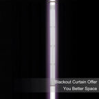 Blackout Curtains 52 x 90 Inch Long Lavender Curtains Set of 2 Panels Room - Image 3