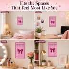 Pink Gradient Bow Metal Sign, Main Character Energy Decor, 8x12 - Image 7