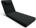 Chaise Lounge Cushion for Outdoor Furniture, Waterproof, Fade-Resistant and by Unknown